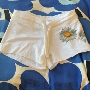 Wildfox sunflower sweat shorts